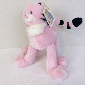 Toys “R” Us Animal Alley Pink Long Leg Kitty Plush W/Tags 12”
